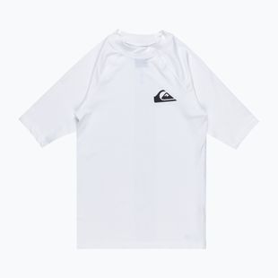 Quiksilver Everyday UPF50 bílé juniorské plavecké tričko