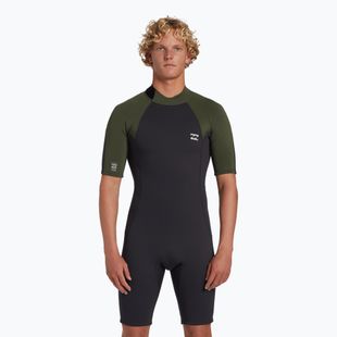 Pánský neopren Billabong 2mm Foil Back Zip Spring moss
