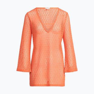 Dámské šaty Roxy Love Coastline Beach V Neck apricot brandy