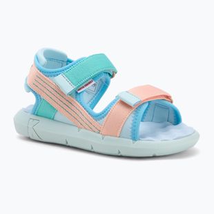 Dětské sandály Kickers Kickjune blue/coral pink/green