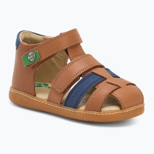 Dětské sandály Kickers Kick Pod camel/navy