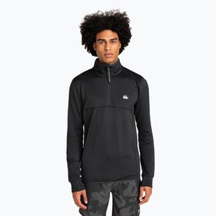 Pánská snowboardová mikina Quiksilver Steep Point Half Zip Fleece true black