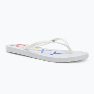 Dámské žabky ROXY Sandy III white/rainbow monogram