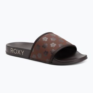 Dámské nazouváky ROXY Slippy IV brown combo