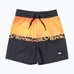 Dětské plavecké šortky Quiksilver Everyday Straight Volley 12" fiery coral wordblock