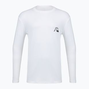 Pánské plavecké triko Longsleeve Quiksilver DNA Bubble Logo white