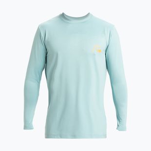 Pánské plavecké triko Longsleeve Quiksilver DNA Bubble Logo aquifer