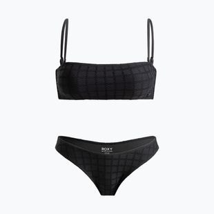 Dámské dvoudílné plavky ROXY Bandeau Cheeky anthracite