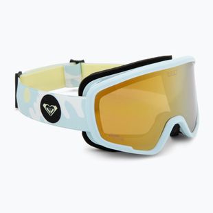 Dětské snowboardové brýle ROXY Missy big flowers/clux ml light blue