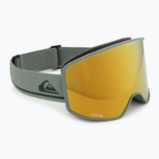 Snowboardové brýle Quiksilver Storm dark ivy/clux ml gold