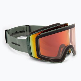 Pánské snowboardové brýle Quiksilver Storm MG dark ivy/clux ml red