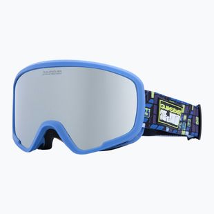 Dětské snowboardové brýle Quiksilver Shredder 3D check/clux ml silver