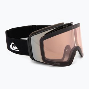 Pánské snowboardové brýle Quiksilver Storm MG black/ black clux ml silver