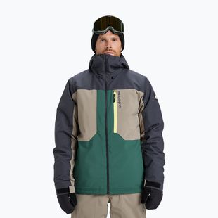 Pánská snowboardová bunda Quiksilver Dawson trekking green