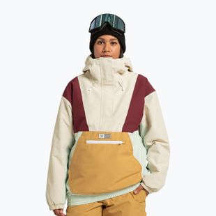 Dámská snowboardová bunda DC Chalet Anorak oatmeal