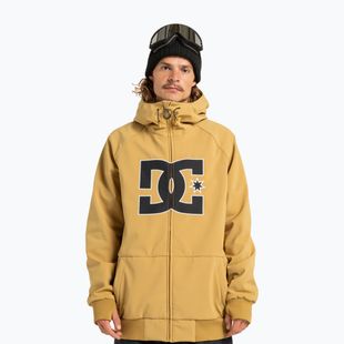 Pánská snowboardová bunda DC Spectrum Softshell mustard gold