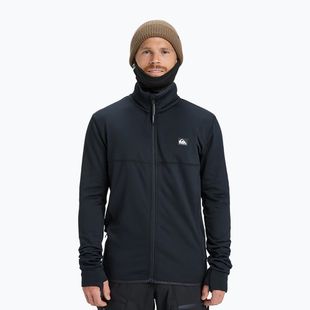 Pánská snowboardová mikina Quiksilver Steep Point Full Zip Fleece true black