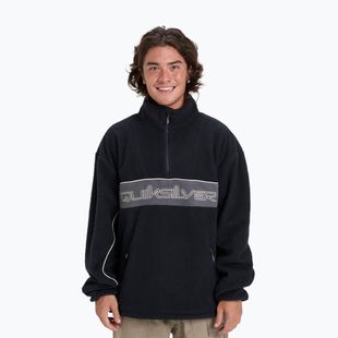 Pánská snowboardová mikina Quiksilver Omni Sherpa Half Zip black