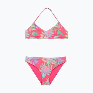 Dvoudílné dětské plavky ROXY Aquarella Tri Bralette Set sangria sunset