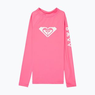 Dětské plavecké tričko Longsleeve ROXY Whole Hearted sangria sunset