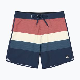 Pánské koupací šortky Quiksilver Surfsilk Scallop 18" dark navy tijuana