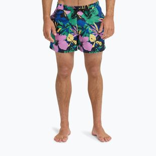 Pánské koupací šortky Quiksilver Everyday Printed Volley 15" dark navy interact floral