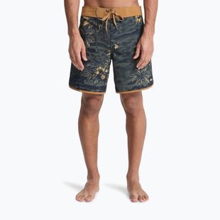 Pánské koupací šortky Quiksilver Surfsilk Scallop 18" black sundown