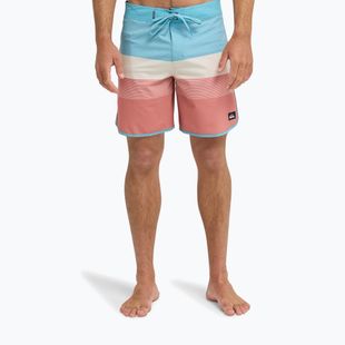 Pánské koupací šortky Quiksilver Surfsilk Scallop 18" desert sand/tijuana