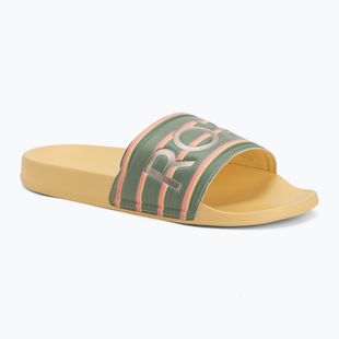 Dámské žabky ROXY Slippy II Printed gold haze