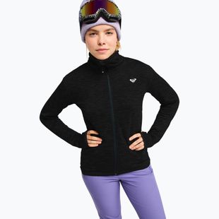 Dámská fleecová mikina ROXY Snowstride Full Zip true black