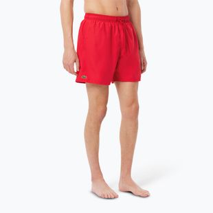 Pánské plavecké šortky Lacoste MH9088 red/green