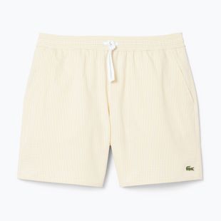 Pánské plavecké šortky Lacoste MH9089 white/yellow