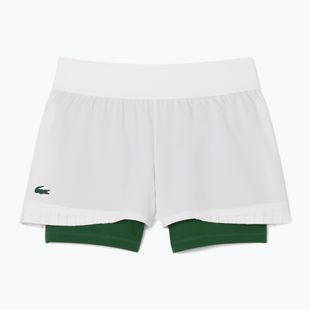 Dámské tenisové šortky Lacoste GF8598 white/green