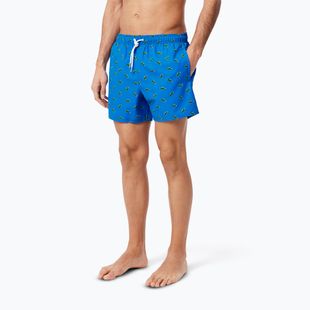 Pánské plavecké šortky Lacoste MH7188 gypsy blue/multico