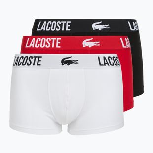 Pánské boxerky Lacoste 5H2393 3 pack black/red/white