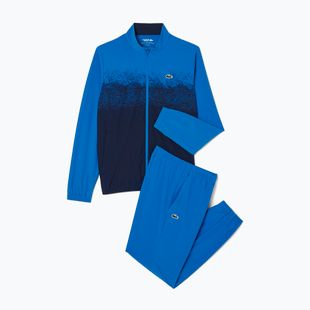 Pánská tenisová tepláková souprava Lacoste WH8977 gipsy blue/navy blue