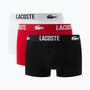 Pánské boxerky Lacoste 5H2393 3 pack black/red/white