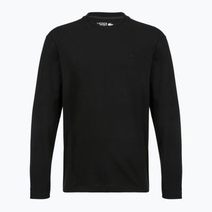 Pánské tričko Longsleeve Lacoste TH7026 V-Neck black