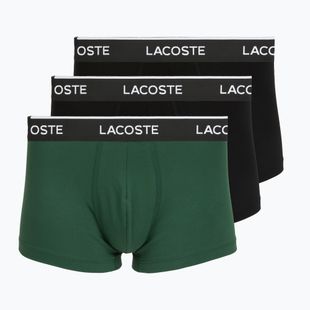 Pánské boxerky Lacoste 5H1300 3 pack black/green