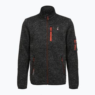 Pánská fleecová mikina Aulp Navoy Melanged Knit black 1
