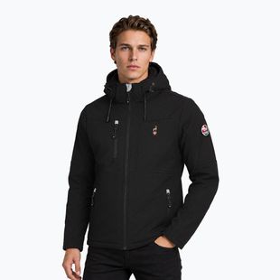 Pánská softshellová bunda Aulp Nemev Softshell black 1