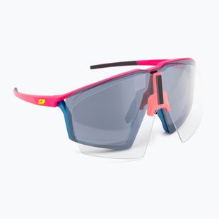 Sluneční brýle Julbo Edge Spectron 3 fluo pink/blue/silver flash