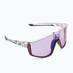 Julbo Fury Spectron 1 lesklé průsvitné šedé/fialové cyklistické brýle