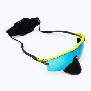 Cyklistické brýle Julbo Ultimate Cover Polar 4 Hd black/yellow fluo/capsule ocean master