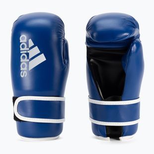 Boxerské rukavice adidas Point Fight Adikbpf100 modro-bílé ADIKBPF100