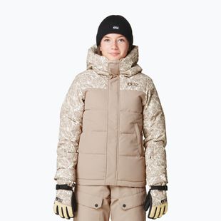 Dětská lyžařská bunda  Picture Olyvera textury print / roebuck