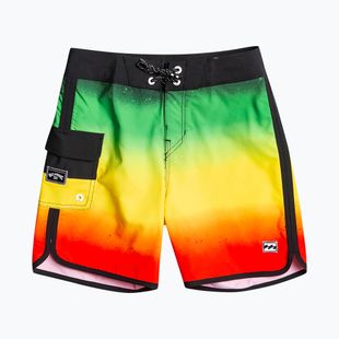 Dětské plavecké šortky Billabong 73 Fade Pro rasta