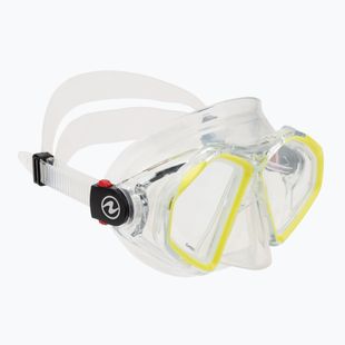 Potápěčská maska Aqualung Hawkeye transparentní/žlutá MS5570007