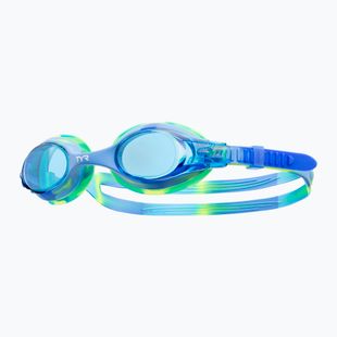 Dětské plavecké brýle TYR Swimple Tie Dye Non-Mirrored blue/blue/green