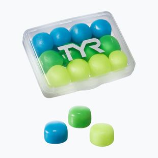 Špunty do uší Tyr Soft Silicone Ear Plugs Jr 12 pcs. blue/green/yellow